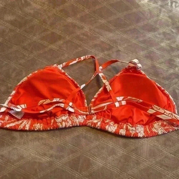 Time and Tru Orange & White 3X Two Piece Bathing Suit Bikini.  NWT - Picture 9 of 10